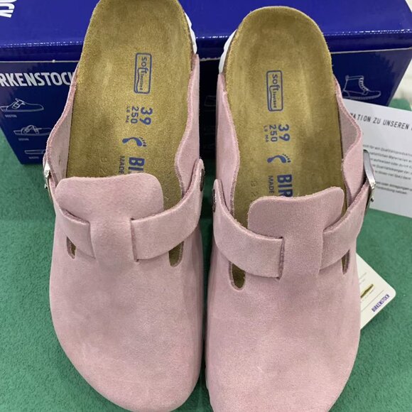 Birkenstock Boston Women's Pink Clogs narrow size 37 - Picture 4 of 5